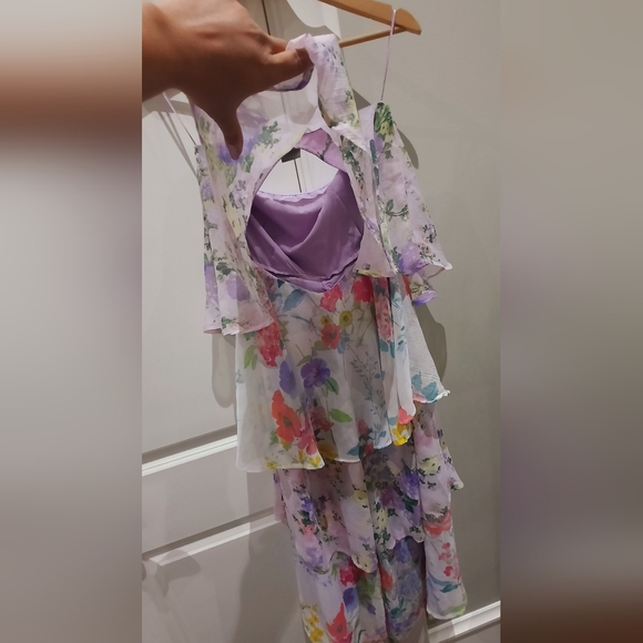 Asos floral tiered Jumpsuit - Picture 4 of 6